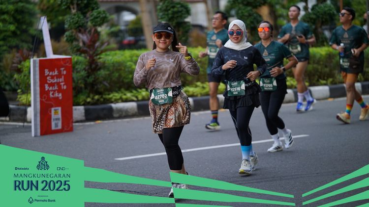 Race photo from Mangkunegaran Run 2025