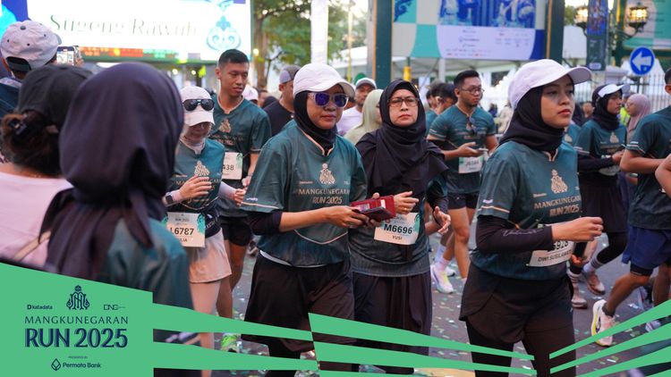 Race photo from Mangkunegaran Run 2025