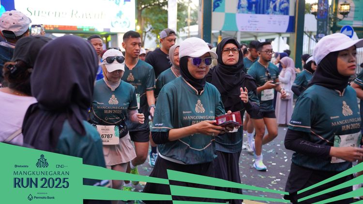 Race photo from Mangkunegaran Run 2025