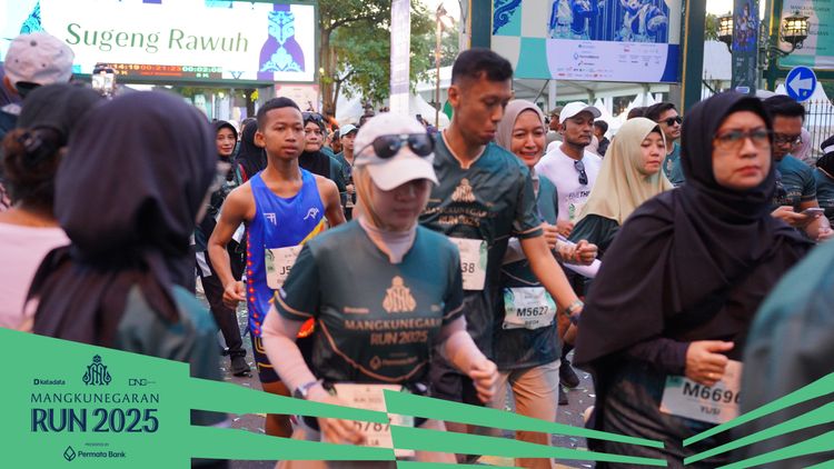 Race photo from Mangkunegaran Run 2025