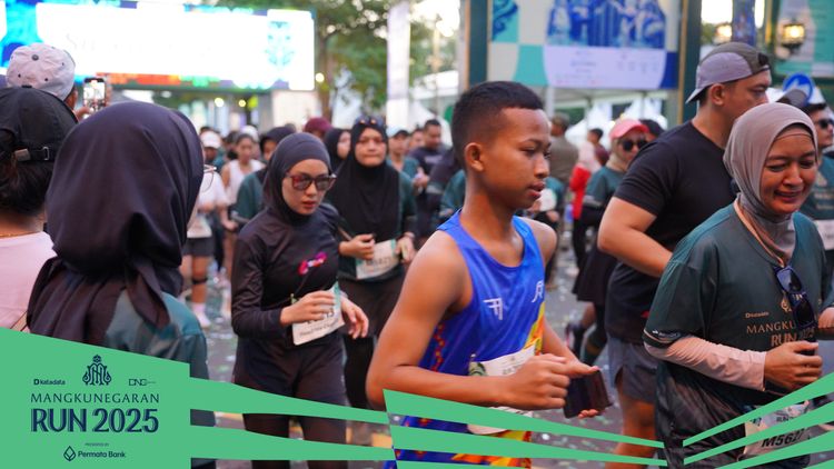Race photo from Mangkunegaran Run 2025