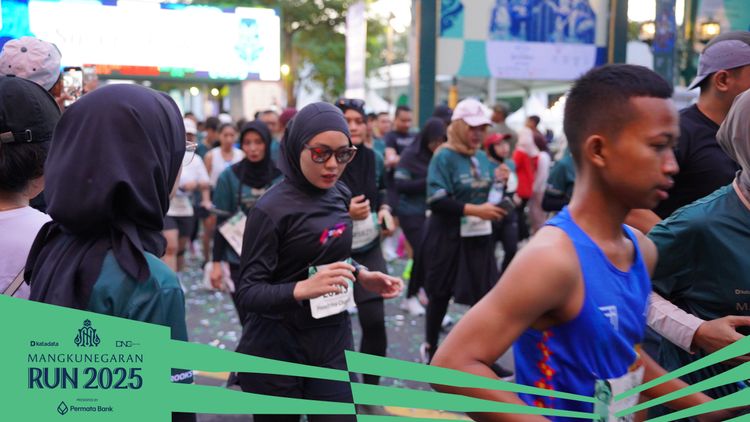 Race photo from Mangkunegaran Run 2025