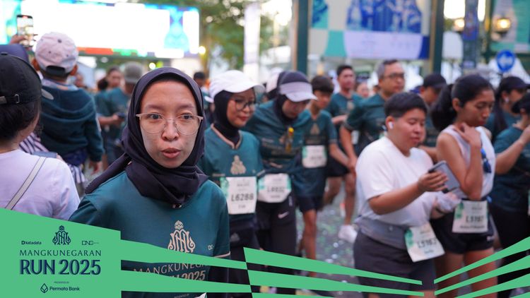 Race photo from Mangkunegaran Run 2025
