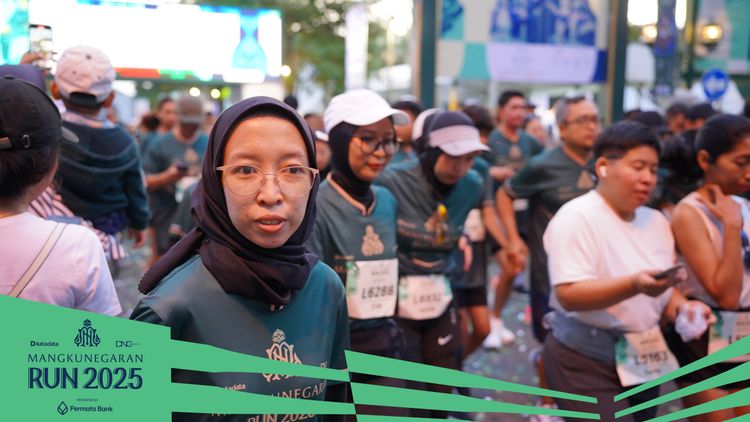Race photo from Mangkunegaran Run 2025