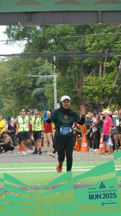 Race photo from Mangkunegaran Run 2025