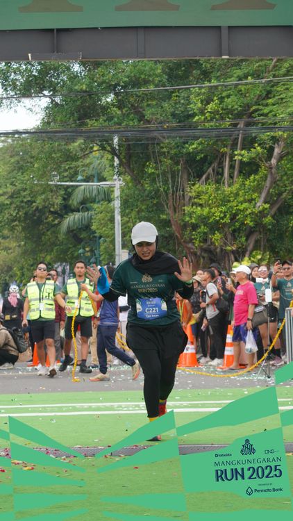 Race photo from Mangkunegaran Run 2025