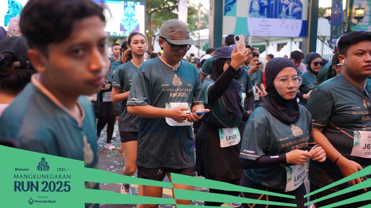 Race photo from Mangkunegaran Run 2025