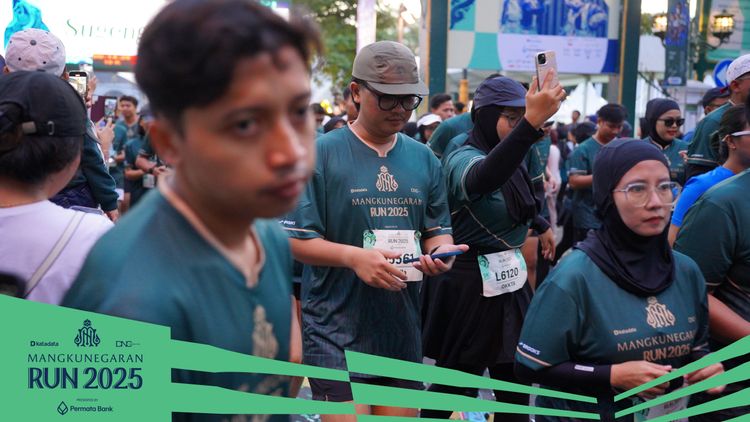 Race photo from Mangkunegaran Run 2025