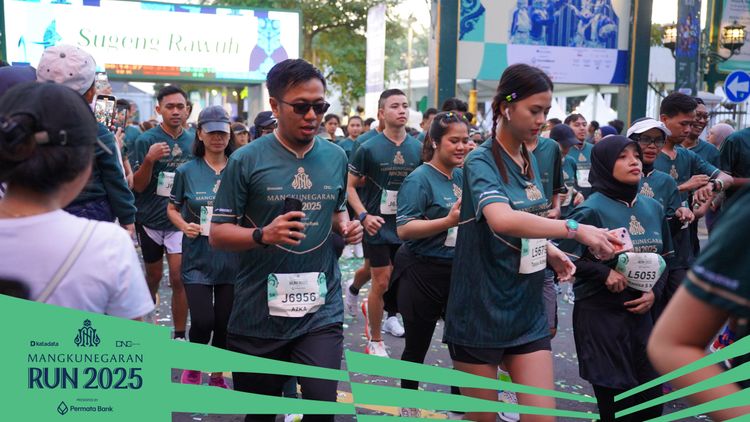 Race photo from Mangkunegaran Run 2025