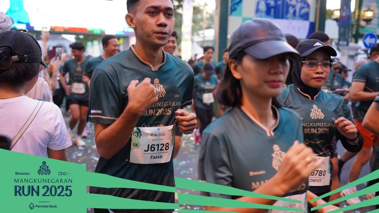 Race photo from Mangkunegaran Run 2025
