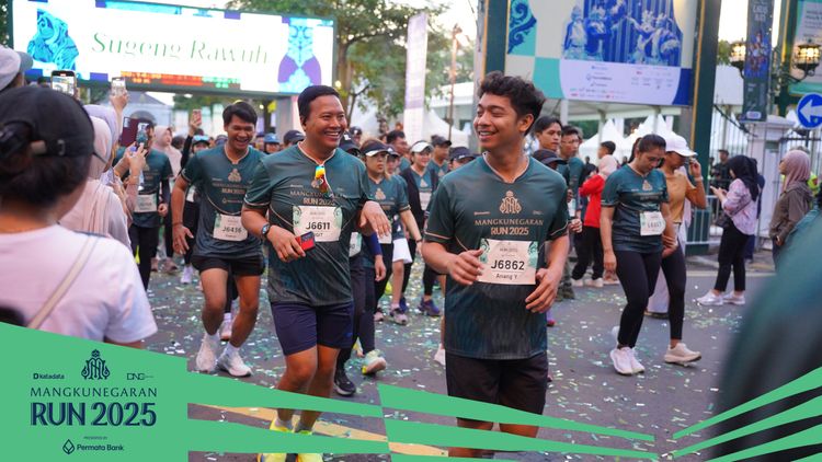 Race photo from Mangkunegaran Run 2025