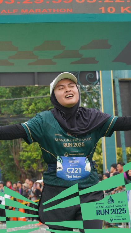 Race photo from Mangkunegaran Run 2025