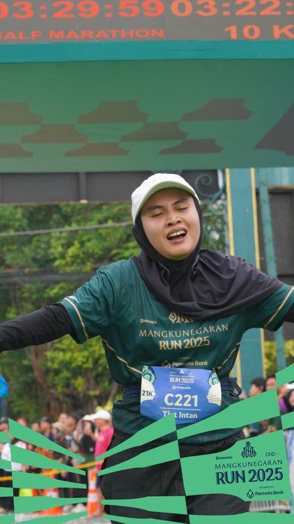 Race photo from Mangkunegaran Run 2025
