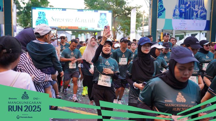 Race photo from Mangkunegaran Run 2025