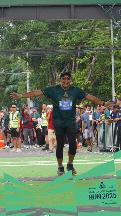 Race photo from Mangkunegaran Run 2025