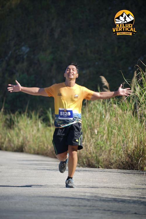 Race photo from Kelud Vertical Challenge 2024