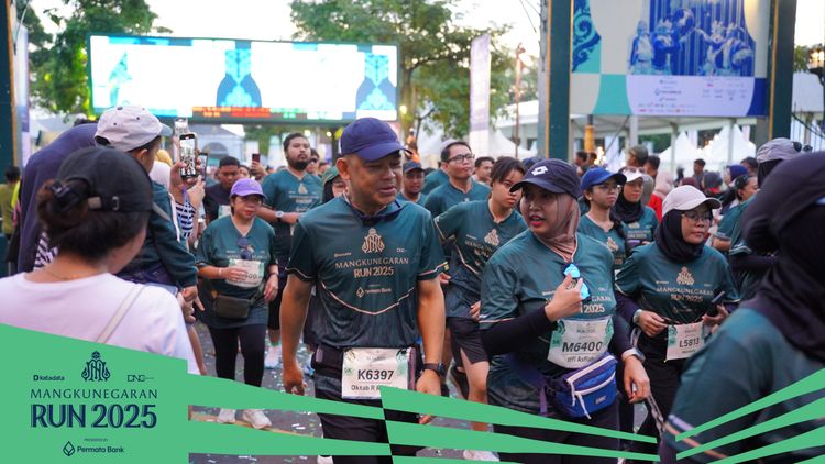 Race photo from Mangkunegaran Run 2025