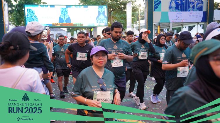 Race photo from Mangkunegaran Run 2025