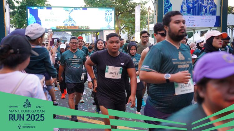 Race photo from Mangkunegaran Run 2025