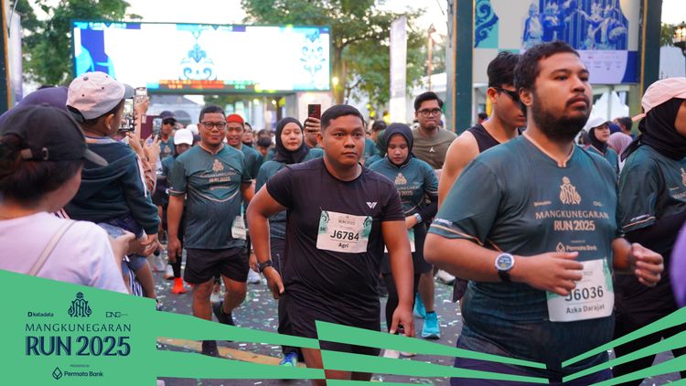 Race photo from Mangkunegaran Run 2025