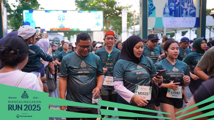 Race photo from Mangkunegaran Run 2025