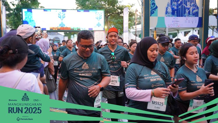 Race photo from Mangkunegaran Run 2025