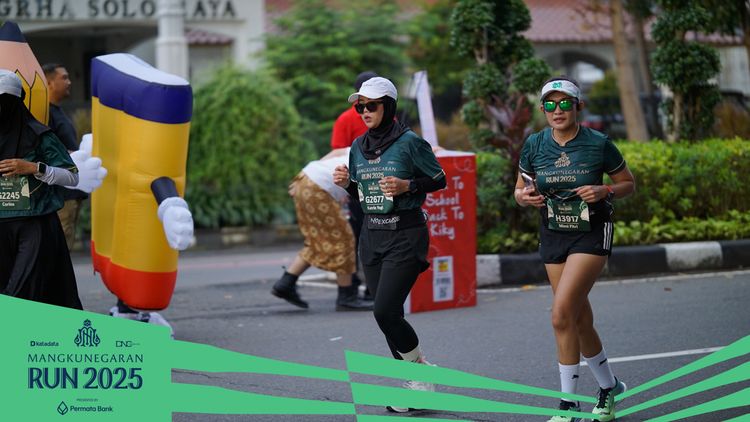 Race photo from Mangkunegaran Run 2025
