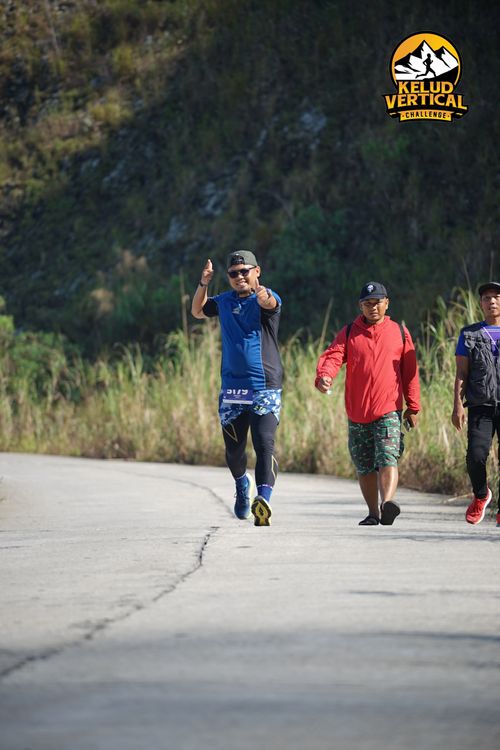 Race photo from Kelud Vertical Challenge 2024