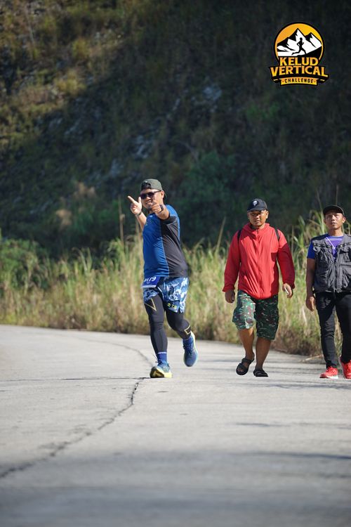 Race photo from Kelud Vertical Challenge 2024