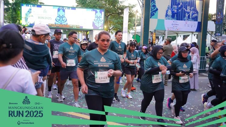 Race photo from Mangkunegaran Run 2025