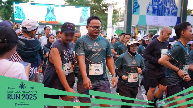 Race photo from Mangkunegaran Run 2025