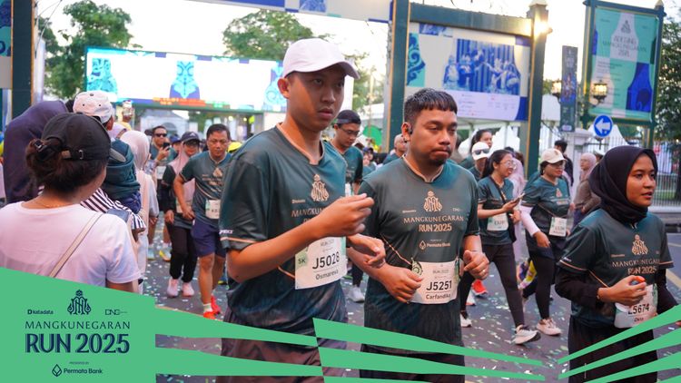 Race photo from Mangkunegaran Run 2025