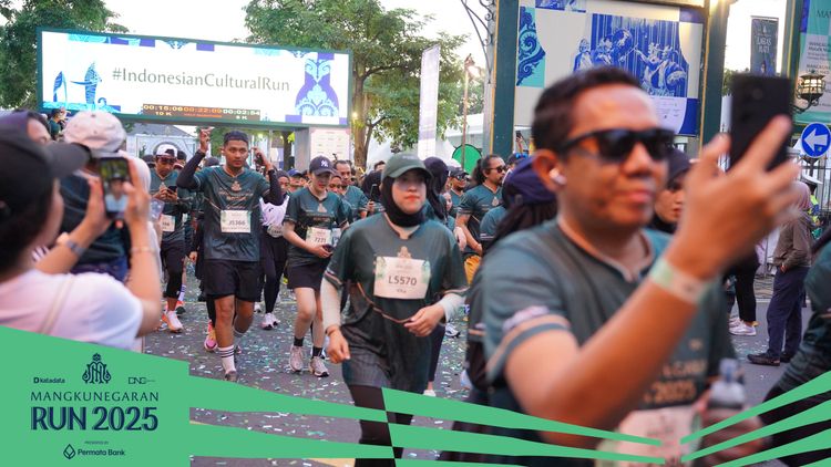 Race photo from Mangkunegaran Run 2025