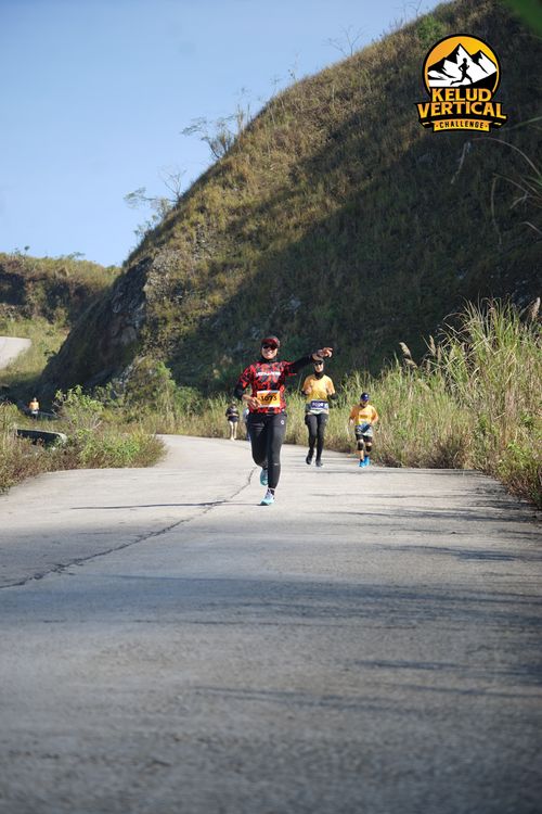 Race photo from Kelud Vertical Challenge 2024