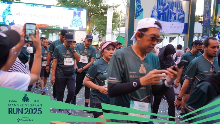 Race photo from Mangkunegaran Run 2025
