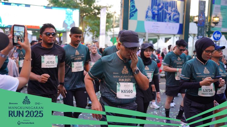 Race photo from Mangkunegaran Run 2025