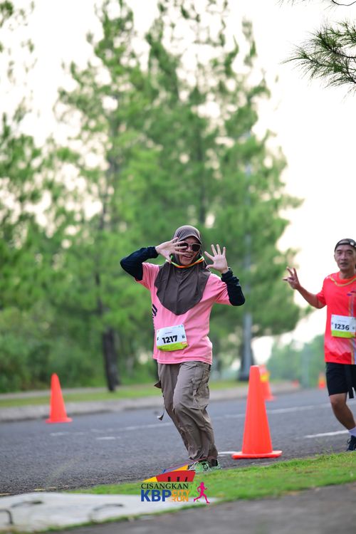 Race photo from CISANGKAN KBP CITY RUN 2025