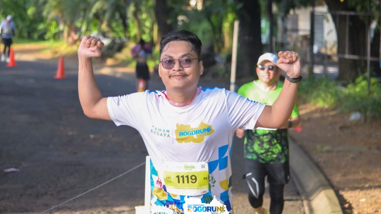 Race photo from Taman Budaya x BOGORUN 2025