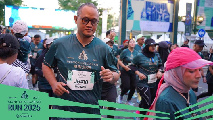 Race photo from Mangkunegaran Run 2025