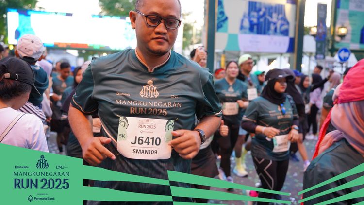 Race photo from Mangkunegaran Run 2025