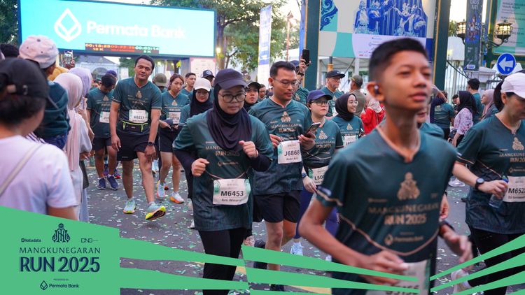 Race photo from Mangkunegaran Run 2025