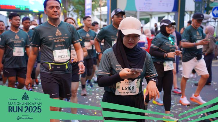 Race photo from Mangkunegaran Run 2025
