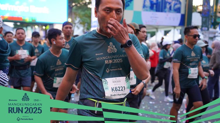 Race photo from Mangkunegaran Run 2025