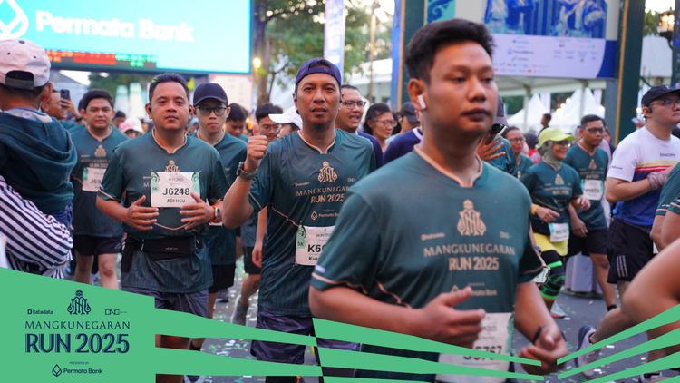 Race photo from Mangkunegaran Run 2025