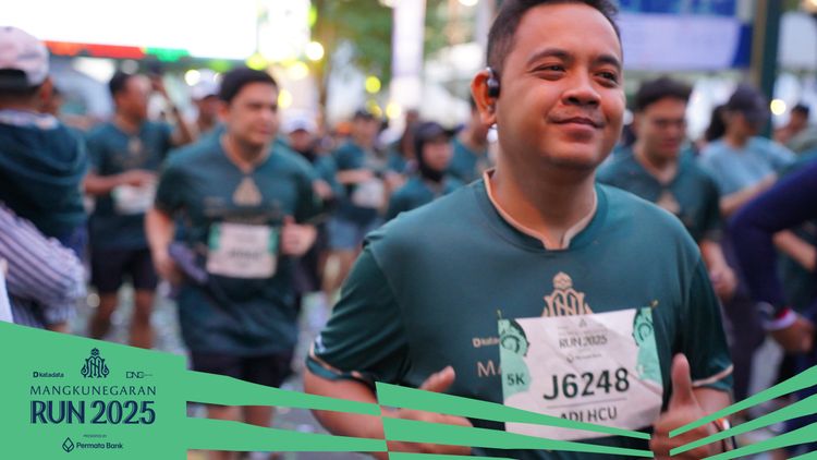 Race photo from Mangkunegaran Run 2025