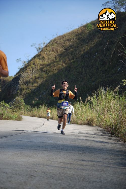 Race photo from Kelud Vertical Challenge 2024