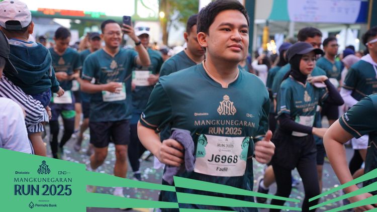 Race photo from Mangkunegaran Run 2025