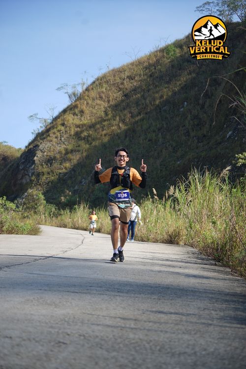 Race photo from Kelud Vertical Challenge 2024