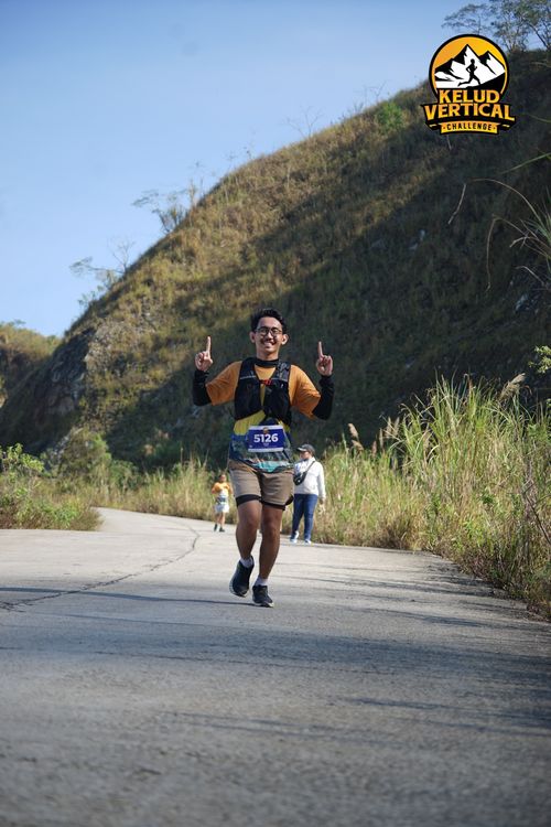 Race photo from Kelud Vertical Challenge 2024
