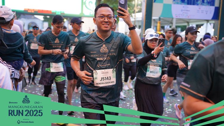 Race photo from Mangkunegaran Run 2025